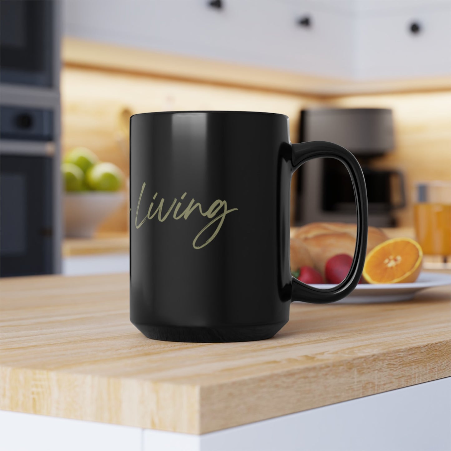 Amazing living Black Mug (11oz, 15oz)