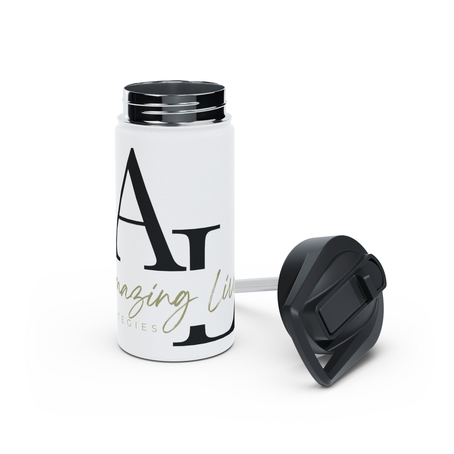 Amazing Living Steel Water Bottle, Standard Lid