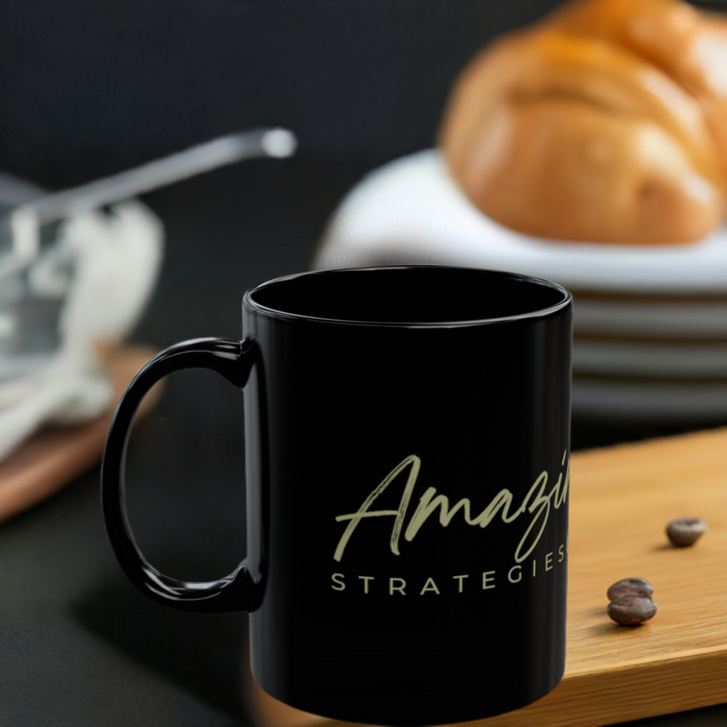 Amazing living Black Mug (11oz, 15oz)