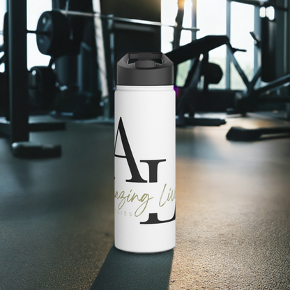 Amazing Living Steel Water Bottle, Standard Lid