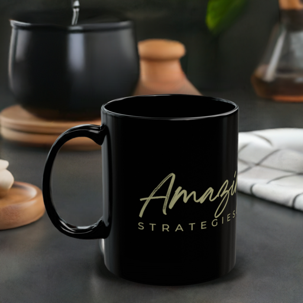 Amazing living Black Mug (11oz, 15oz)