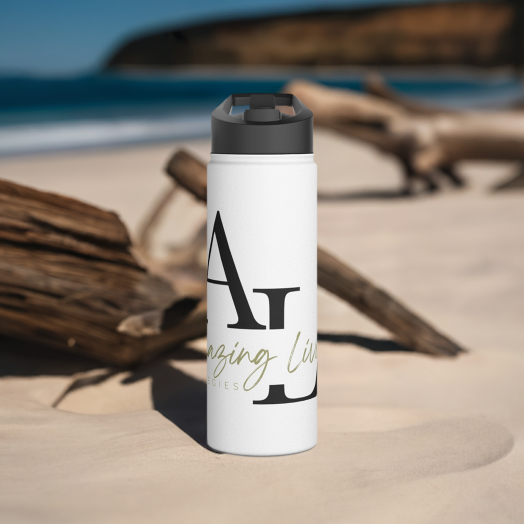 Amazing Living Steel Water Bottle, Standard Lid